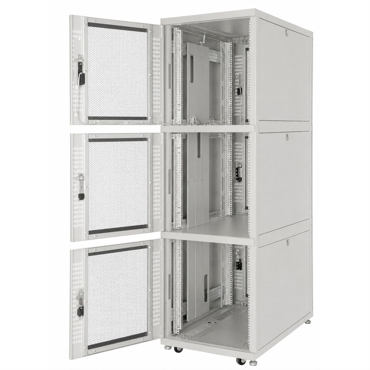 ROLINE Colocation-Schrank 42HE 800x1000mm, 3-Fächer, grau