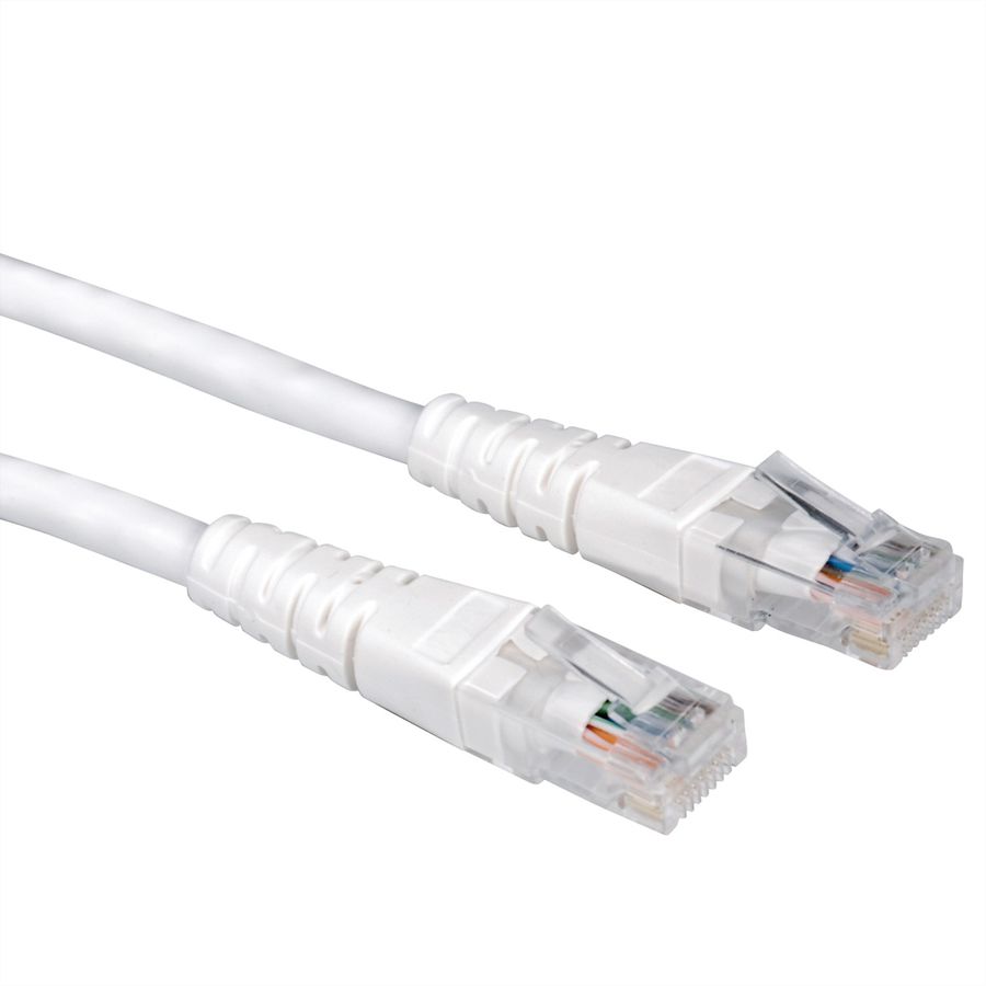 VALUE Patchkabel Cat.6 (Class E) UTP, weiß, 7 m