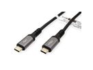 VALUE USB4 Gen2x2 Kabel, C–C, ST/ST, 20Gbit/s, 240W, schwarz, 2 m