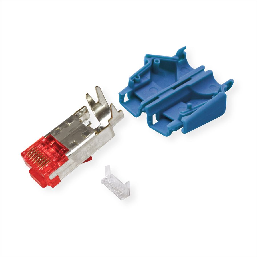 HiRose TM21 Stecker geschirmt, Tülle blau, 50 Stück