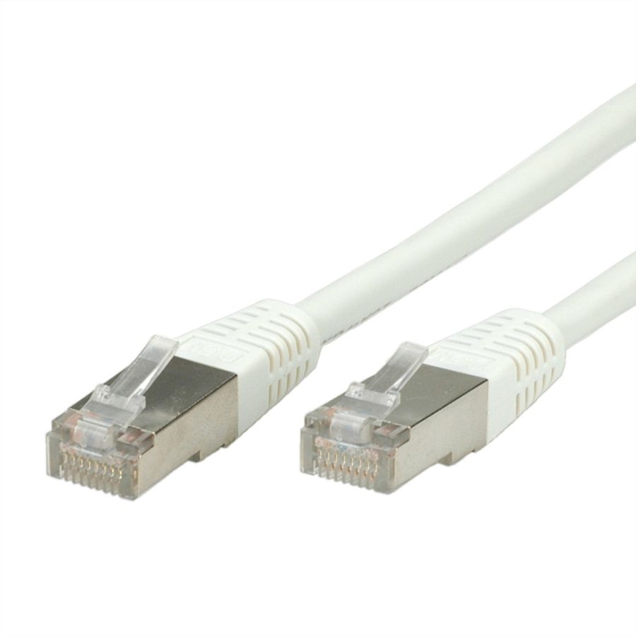 VALUE Patchkabel Cat.6 (Class E) S/FTP (PiMF), weiß, 10 m