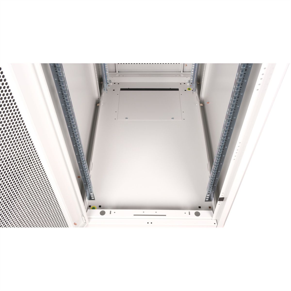 ROLINE 19-Zoll Serverschrank Basic 42 HE, 600x1000 BxT perforiert grau