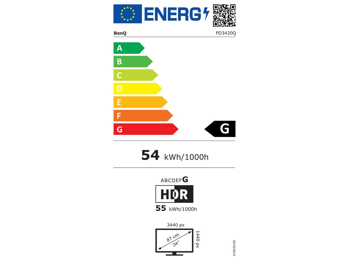 Benq PD3420Q 86,4 cm (34 Zoll) 3440 x 1440 Pixel Quad HD LED Grau