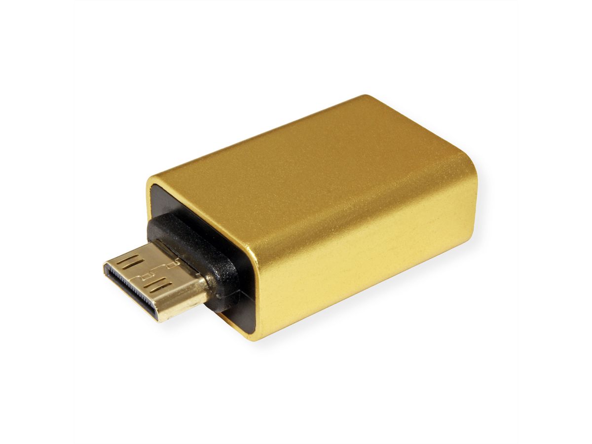 ROLINE GOLD HDMI-Adapter, HDMI BU - HDMI Mini ST