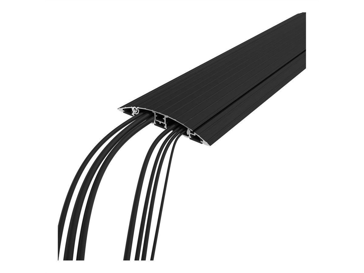 DATAFLEX Addit Kabelschutz, gerade 423, schwarz, 150 cm