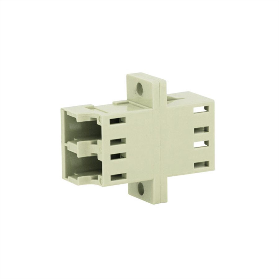 TELEGÄRTNER LC Duplex Kupplung, MM, Keramikhülse, Kunststoffgehäuse, beige, Z77