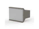 SCHROFF Griff in Trapezform, grau (ohne Aushebefunktion) - KUNSTSTOFFGRIFF 4TE GRAU