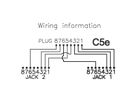 VALUE T-Adapter Kat.5e (Class D), UTP