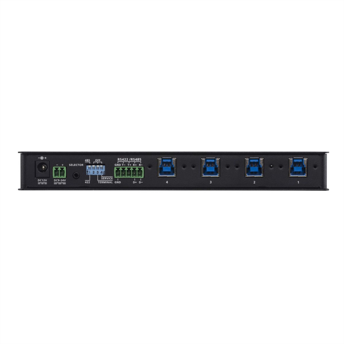 ATEN US3344i Industrie Hub Switch 4 x 4 USB 3.1 Gen 1