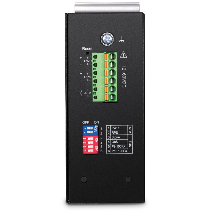 TRENDnet TI-G102i DIN-Rail Switch 10-Port Industrial Gigabit L2