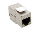 ROLINE Tragschienenadapter für Keystone Module, inkl. Cat.6A Keystone, geschirmt, 45°