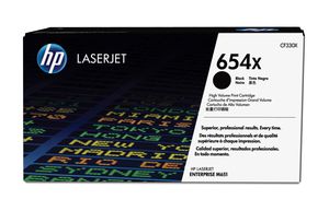 HP 654X Schwarz Original LaserJet Tonerkartusche mit hoher Reichweite
