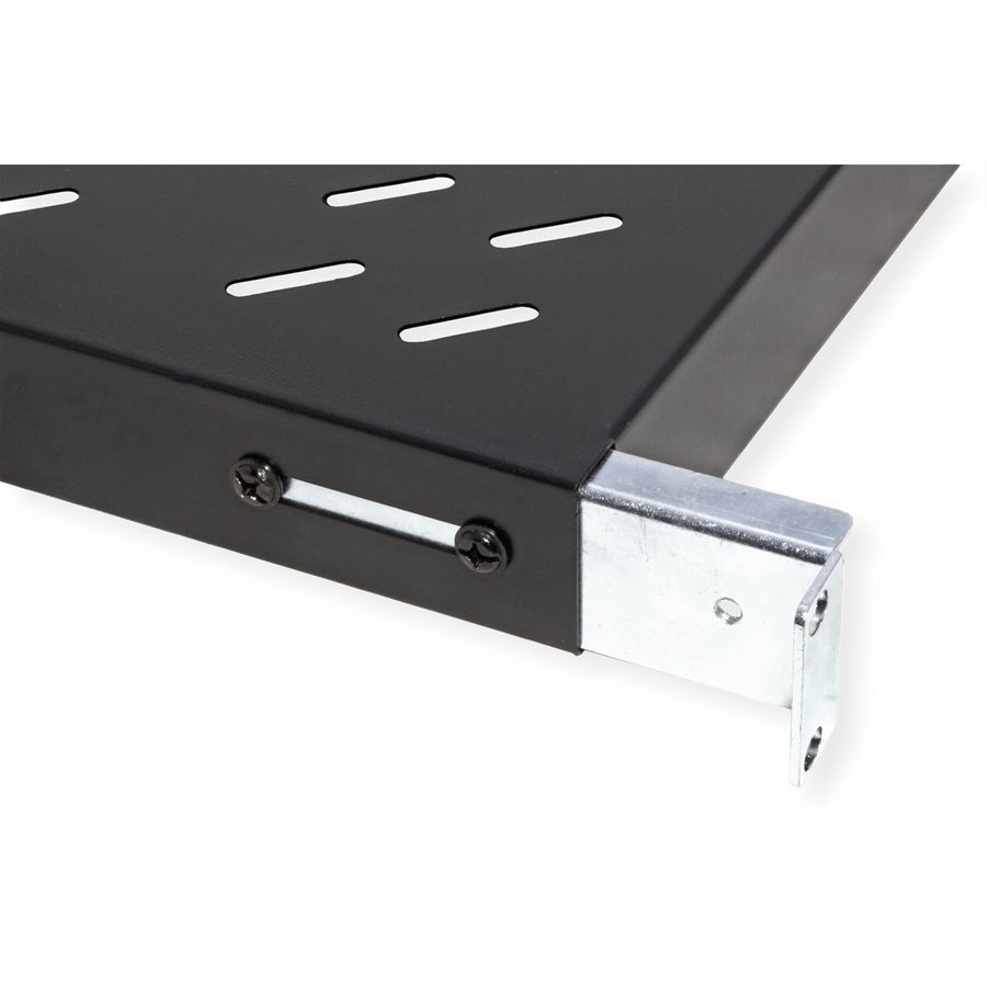 VALUE 19-Zoll-Fachboden 1HE tiefenvariabel, 440 x 700 mm, 50kg Traglast
