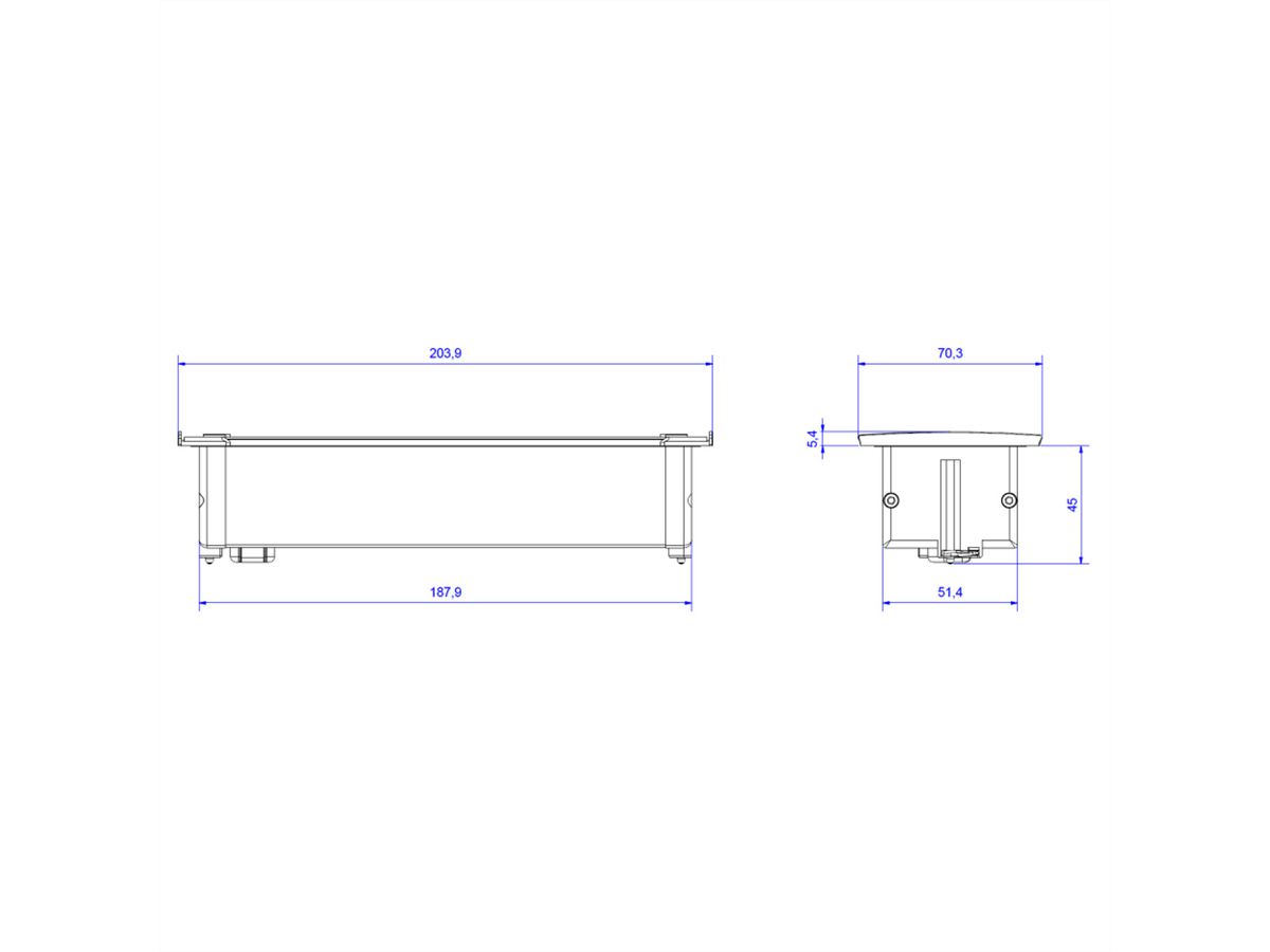 BACHMANN KAPSA Small 2x Schutzkontakt 1x ABD, GST18-Stecker