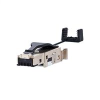 METZ CONNECT E-DAT Industrie IP20, feldkonfektionierbarer RJ45-Stecker, schwarz