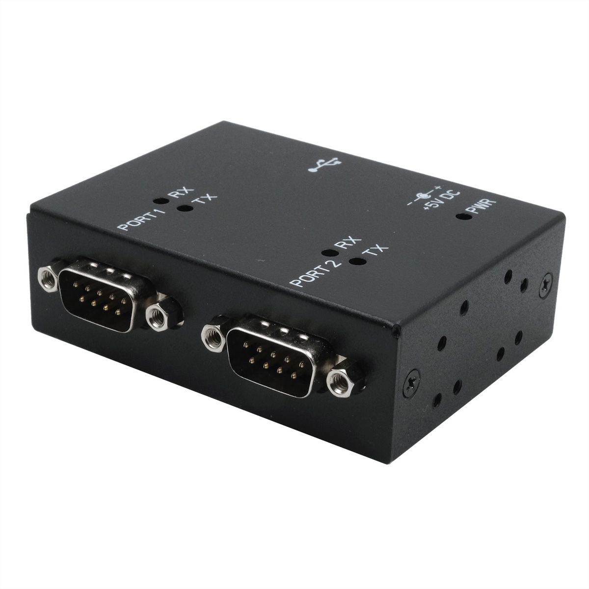 EXSYS EX-13072HM USB 2.0 zu 2 x Seriell RS-232 Ports Metallgehäuse FTDI Chip-Set
