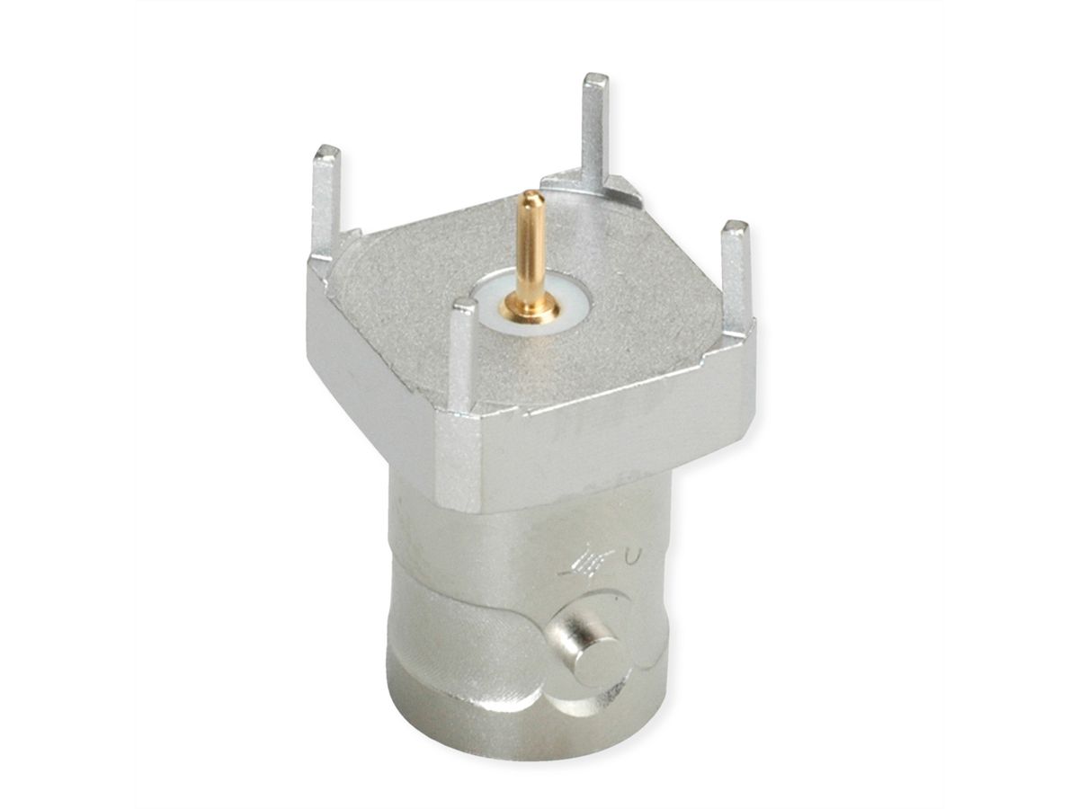 TELEGÄRTNER BNC-Buchse 50 Ohm für gedruckte Schaltungen