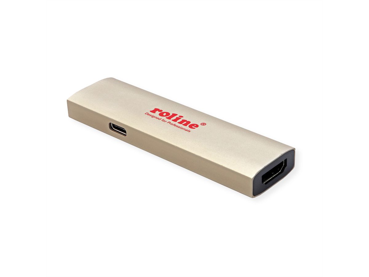 ROLINE GOLD Adapter USB Typ C - HDMI, BU/BU, PD (60W)