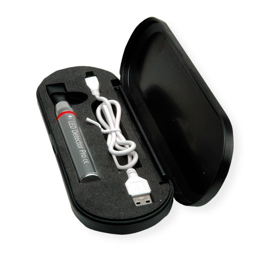EasyLan DualBoot® LED Detektor Pro, zur Spannungseinspeisung in Patchkabel, Akku