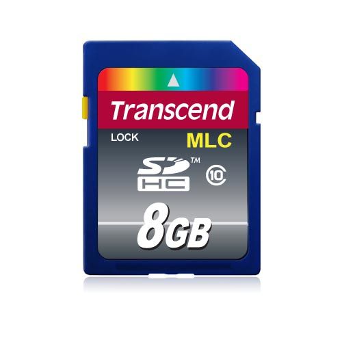 Transcend 8GB SDHC Class 10 8GB SDHC Klasse 10 Speicherkarte