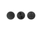 BACHMANN TWIST 2x Schutzkontakt, Aderendhülsen, Schutzkontaktmontagestecker, schwarz, 2 m