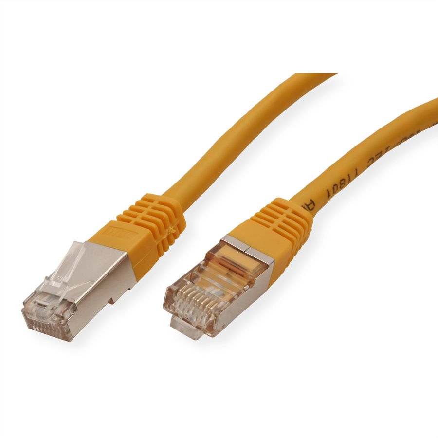 VALUE Patchkabel Cat.6 (Class E) S/FTP (PiMF), gelb, 2 m