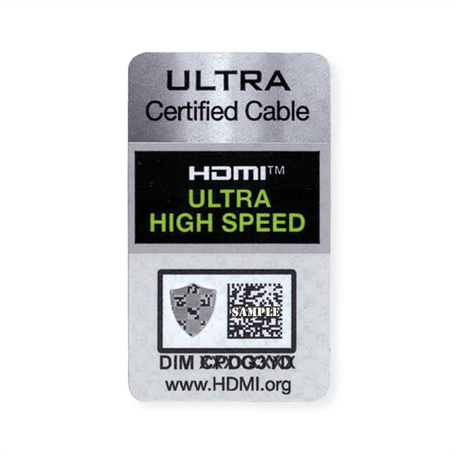 ROLINE ATC 8K HDMI Ultra HD Kabel mit Ethernet, ST/ST, schwarz, 2 m