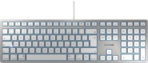 CHERRY KC 6000 SLIM FOR MAC Tastatur USB QWERTY US Englisch Silber
