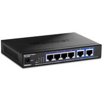 TRENDnet TEG-S762 6-Port 10G Switch, schwarz