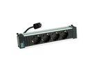BACHMANN POWER FRAME 4xCEE7/3 ALU 0,20m 3G1,5mm² sw GST18