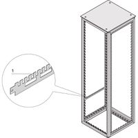 SCHROFF Kabelabfangschiene für die Schranktiefe - KABELABFANGSCHIENE 600T(2ST)