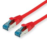 VALUE Patchkabel Cat.6A (Class EA) S/FTP (PiMF), LSOH, rot, 1 m