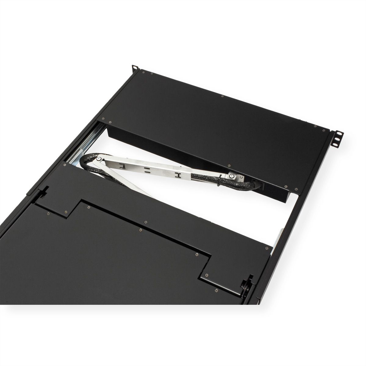 ATEN CL1308N KVM-Switch, 48cm TFT, VGA, PS/2-USB, 8 Port, CH-Layout
