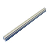 SCHROFF Führungsschienen-Profil 1000 mm, Al eloxiert, Nutbreite 2,0 mm - FUEHRUNGSSCH.PROFIL 1000LG