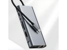 VALUE USB Typ C Docking Station, HDMI 4K60, 1x Gigabit Ethernet, 2x USB A + Typ C PD, 1x SD/microSD, 1x Audio