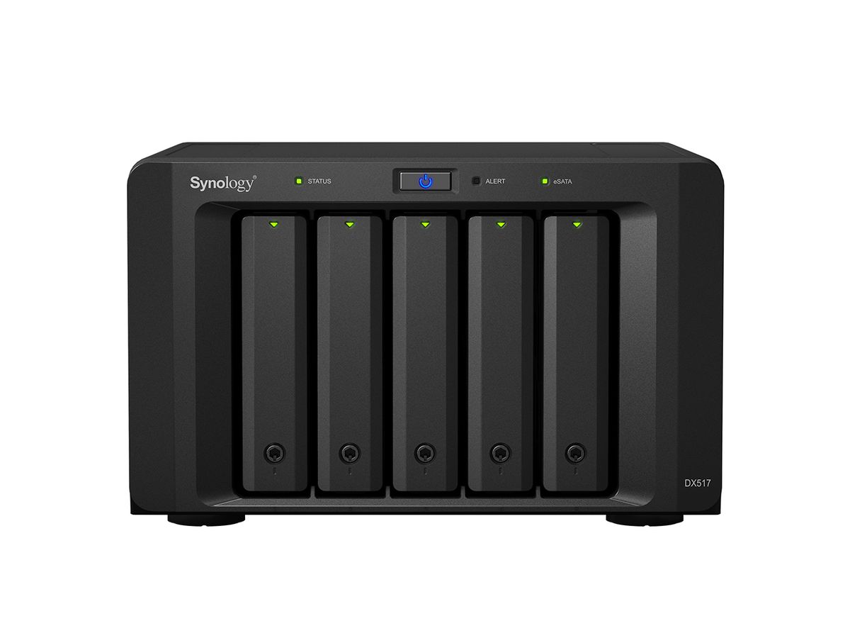 Synology DX517 Desktop Schwarz Disk-Array