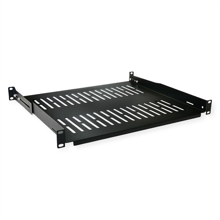 VALUE 19-Zoll-Geräteträger, 485 x 400mm, max. 25kg, schwarz