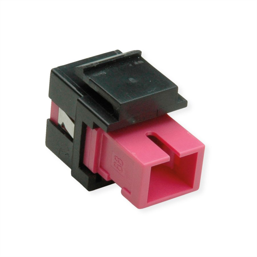 ROLINE Keystone LWL-Adapter SC/SC Simplex, Multimode, OM4
