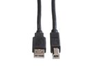 ROLINE USB 2.0 Kabel, Typ A-B, schwarz, 1,8 m
