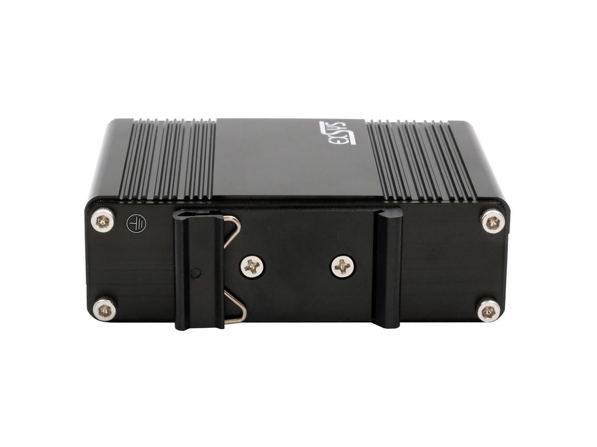 EXSYS EX-62020PoE 4-Port Industrie Ethernet Switch, PoE 1-Port 100/1000Fx SFP