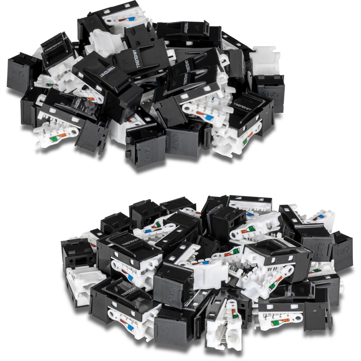 TRENDnet TC-K50C6BK Cat6 RJ-45 Keystone, 50er Pack schwarz