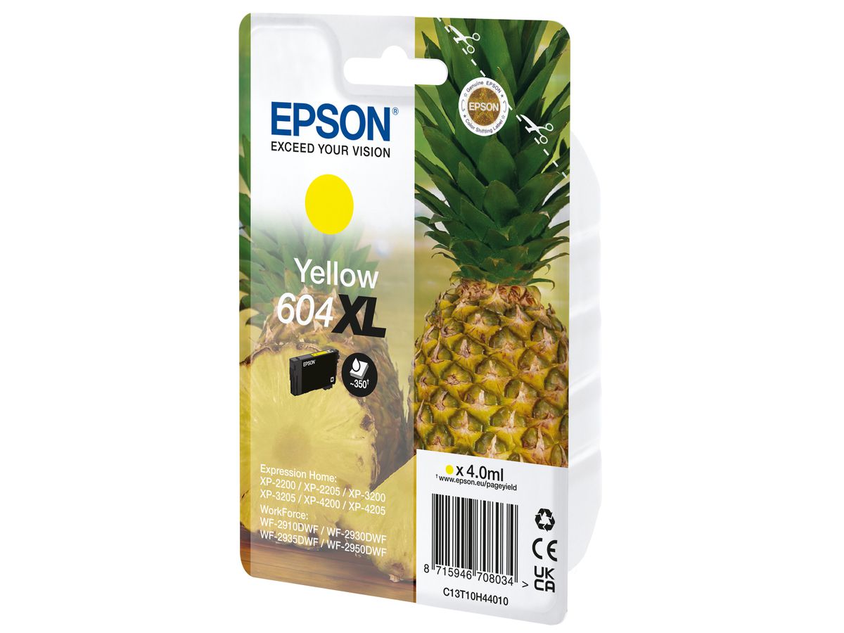 Epson 604XL Druckerpatrone 1 Stück(e) Original Gelb
