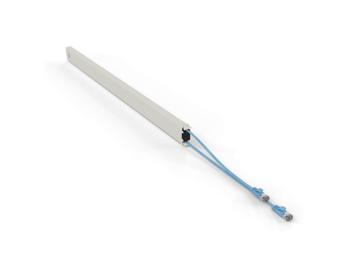 patchbox.one Kassette 46RU STP blau Cat.6a 2,5m