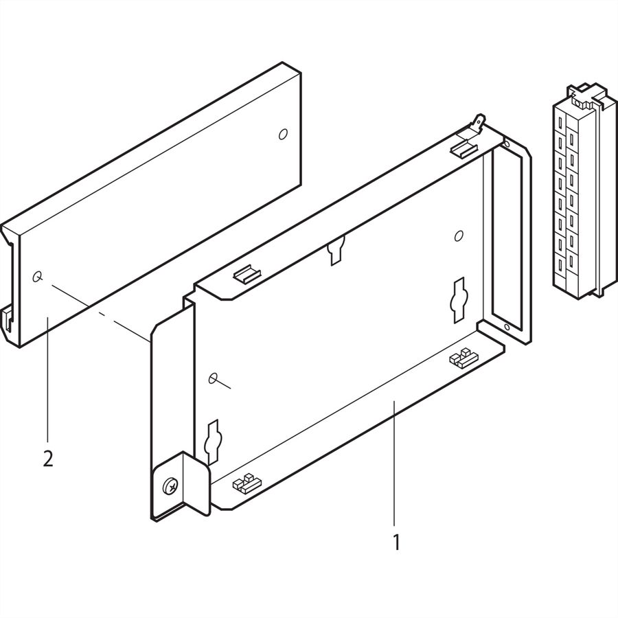 SCHROFF Wandhalter - WANDHALTER PSU