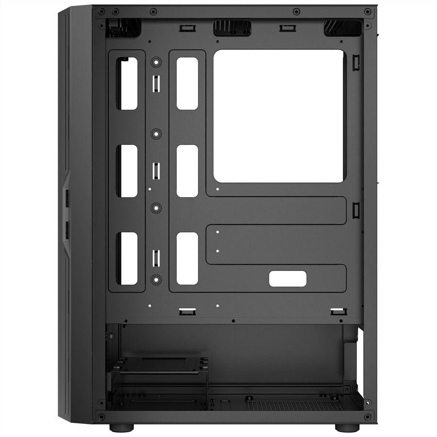 ANTEC AX20 PC Gehäuse Midi Tower Gaming Black ATX, schwarz