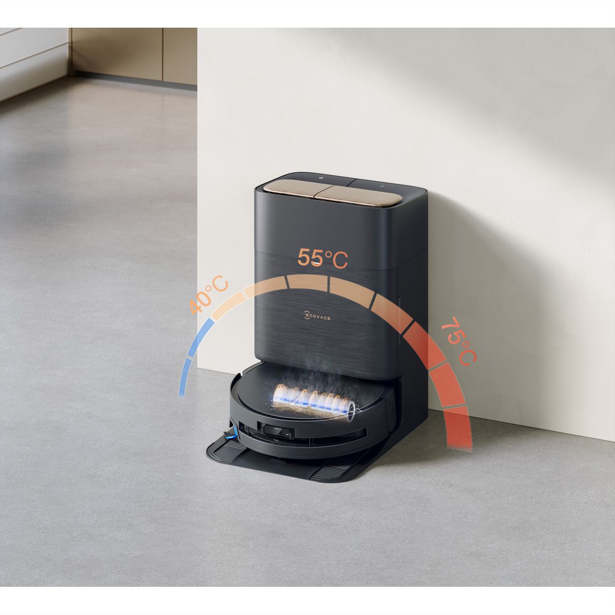 Ecovacs Saugroboter DEEBOT X9 PRO OMNI, schwarz