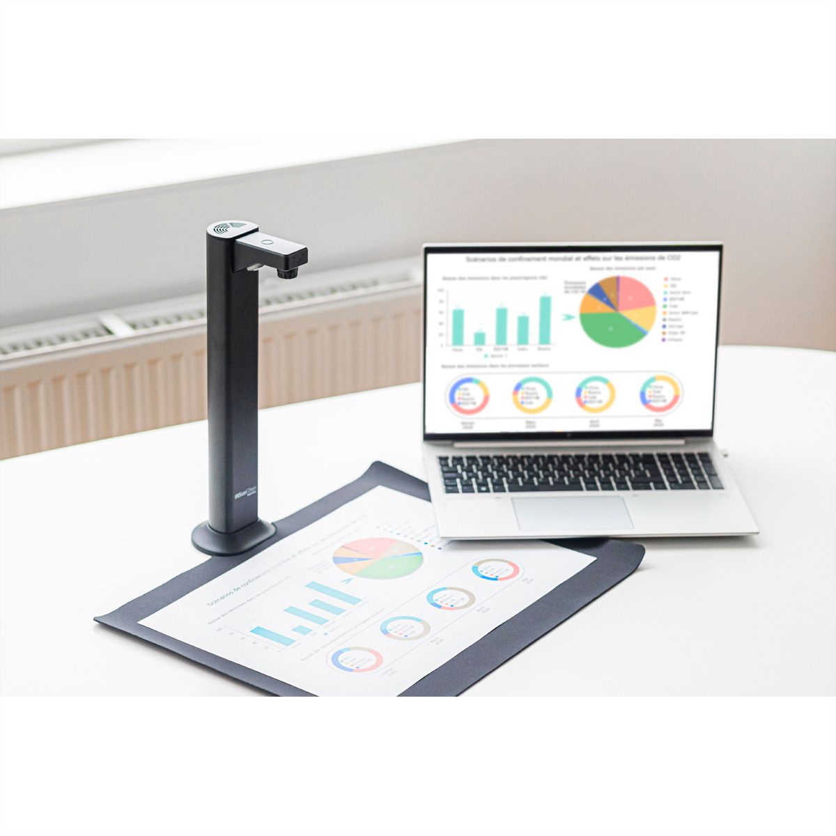 IRIScan Desk 7 Business A3 Dokumentenscanner, Mobiler Desktop-Kamerascanner