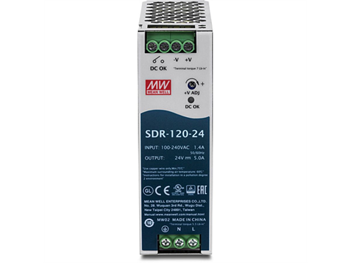 TRENDnet TI-S12024 AC-zu-DC DIN-Schienen-Netzteil