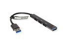STANDARD USB 2.0 Hub, 1x A, 4x A Ports, (3x USB 2.0 +1x USB 3.2 Gen1)