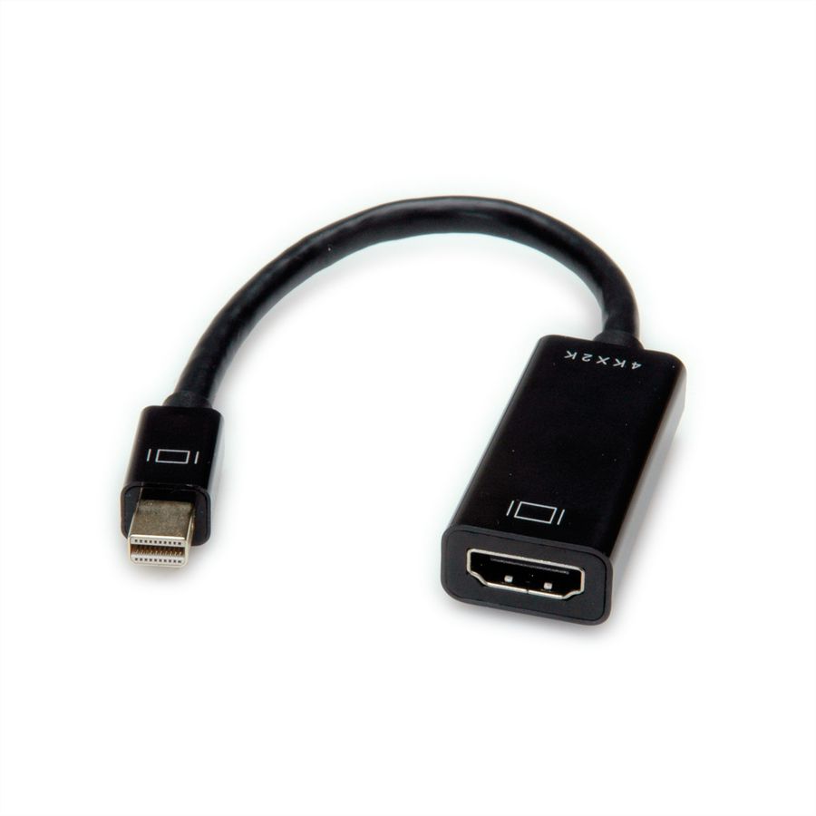 VALUE Mini DisplayPort-HDMI Adapter, v1.2, Mini DP ST - HDMI BU
